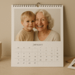 En fotokalender af børnebørnene – gaven der giver glæde hele året